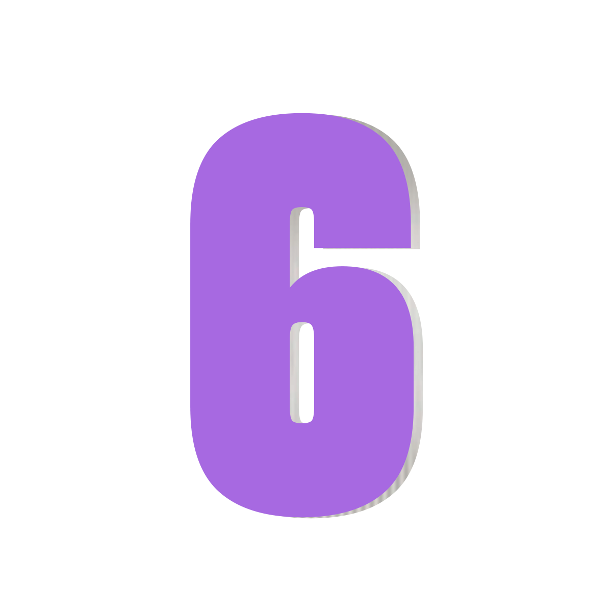 Numeros Moradas Sticky-charm