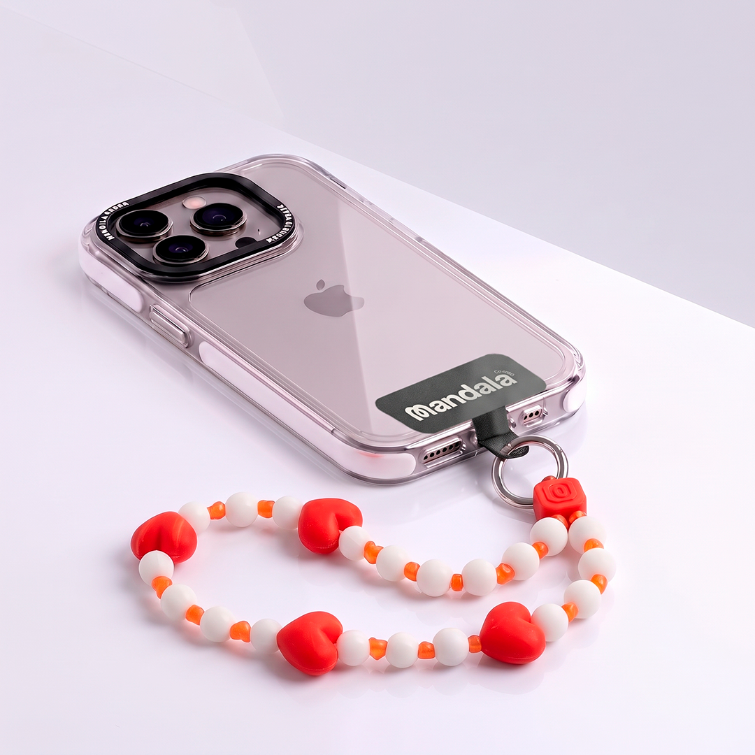 Charm Hand Strap Cherry Love - Mandala Cases 