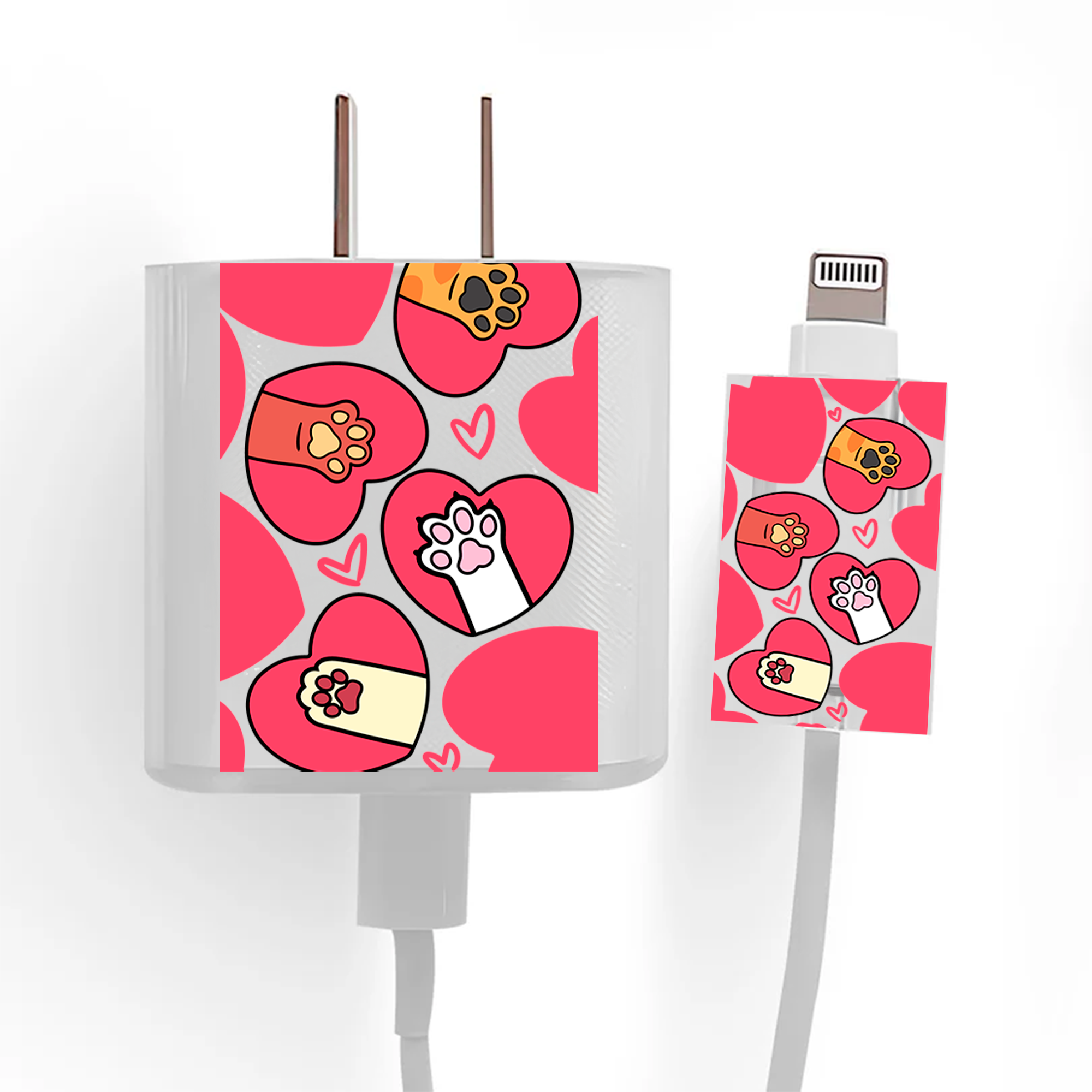 Protector de cargador Amor de Gatos