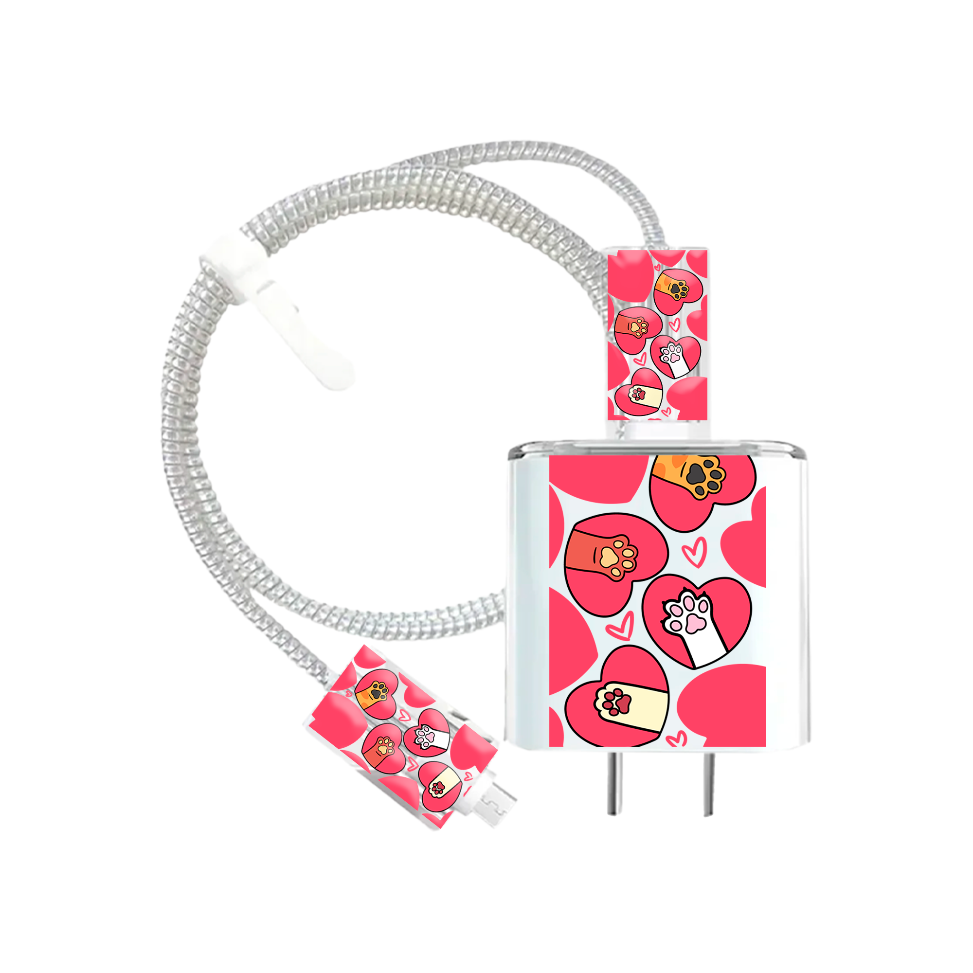 Protector de cargador Amor de Gatos