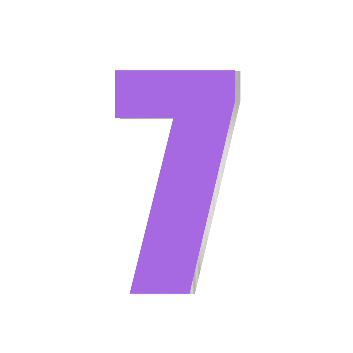 Numeros Moradas Sticky-charm