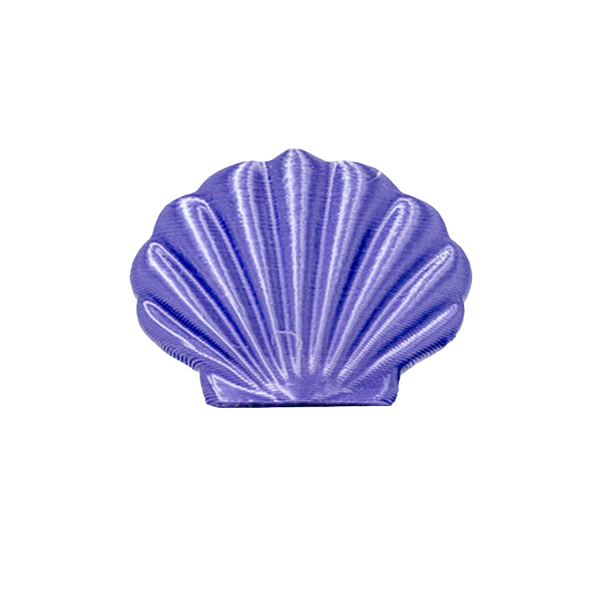 Concha morada charm para llavero - Mandala Cases 