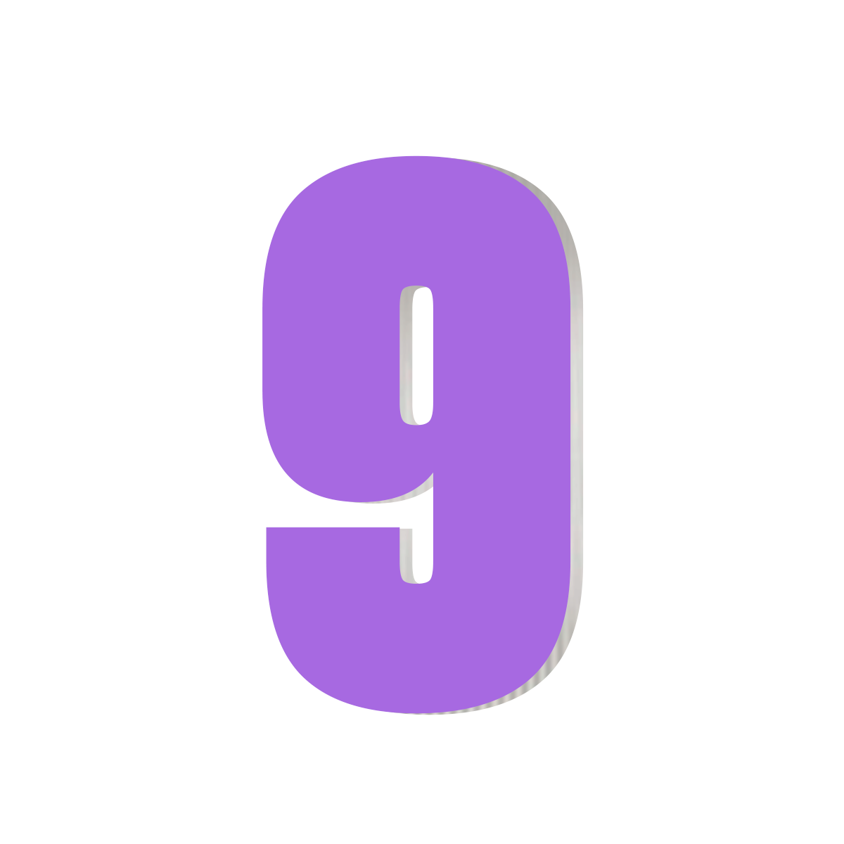 Numeros Moradas Sticky-charm