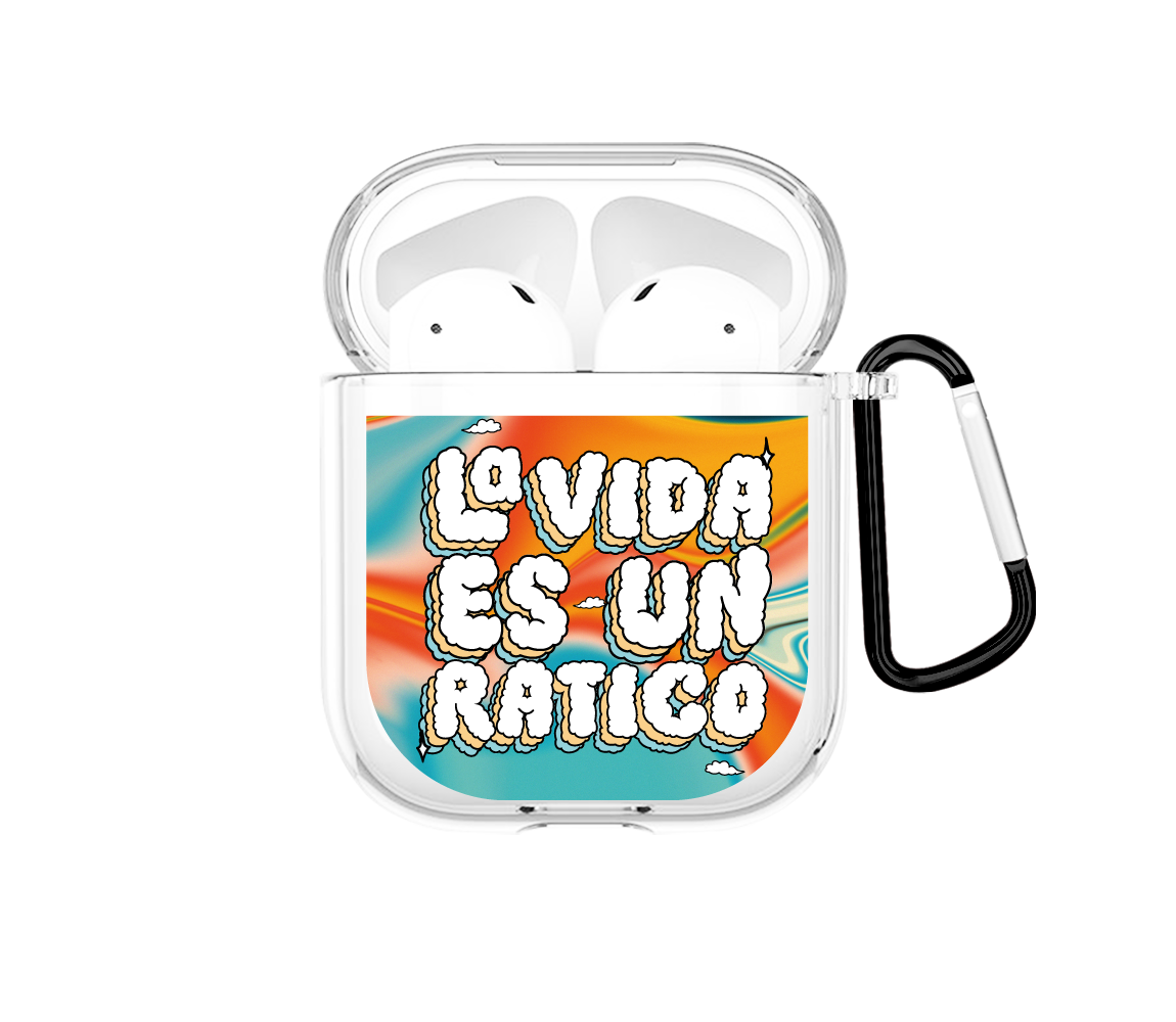 La vida es un ratico Airpods case - Mandala Cases 