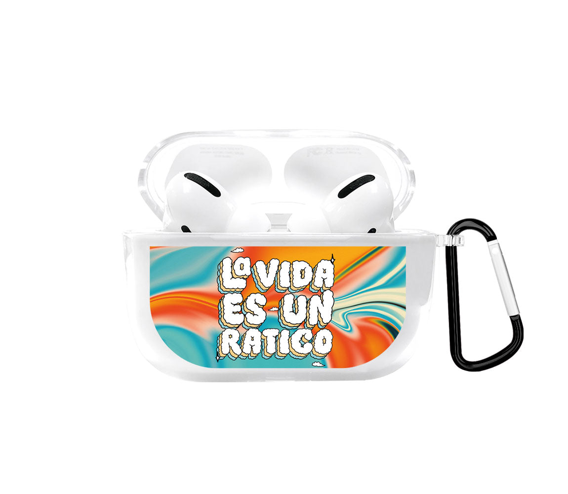 La vida es un ratico Airpods case