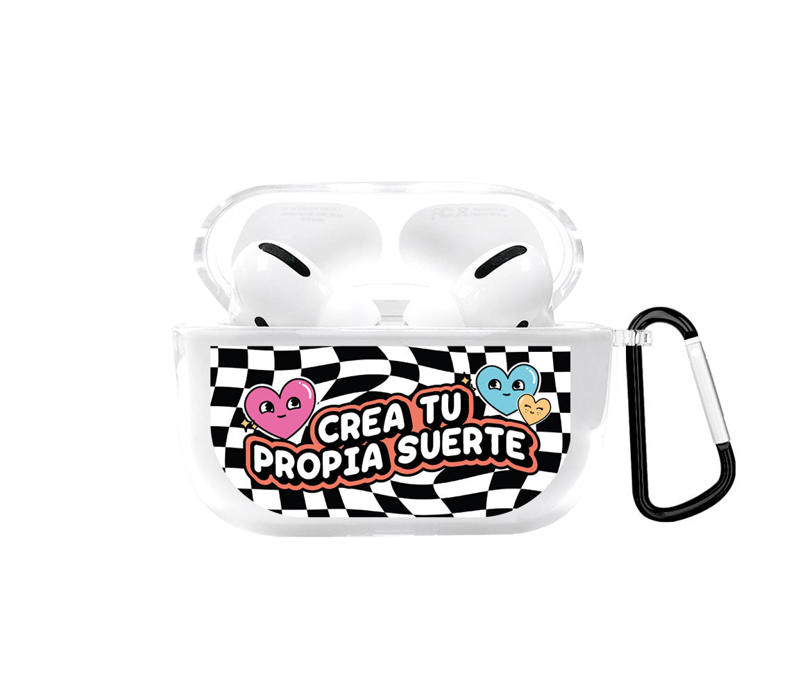 Crea tu suerte Airpods case