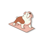 Yoga Bulldog Sticky-charm - Mandala Cases 