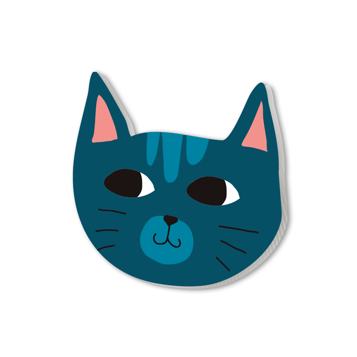 Gatito azul Sticky-charm - Mandala Cases 
