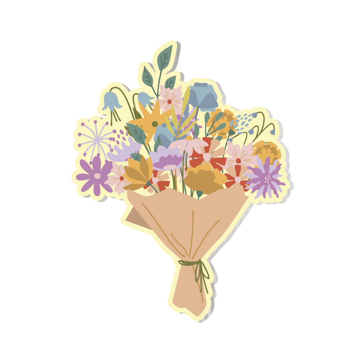 Bouquet Radiante Sticky-charm - Mandala Cases 