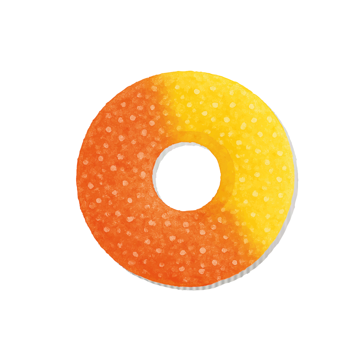 Peach Ring Sticky-charm - Mandala Cases 