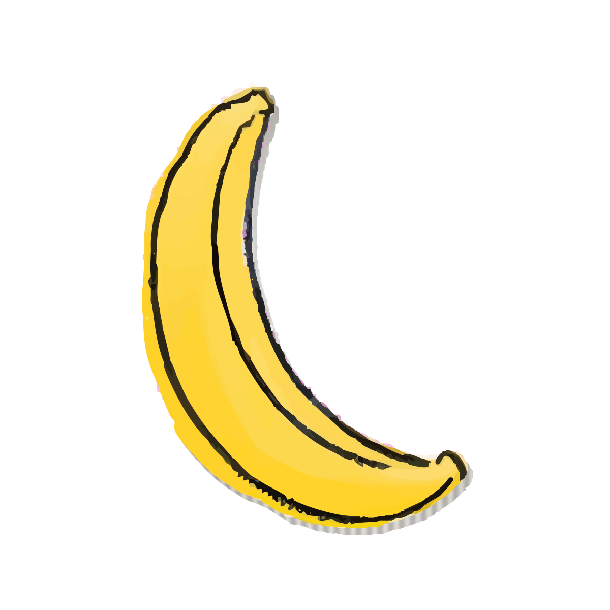 Banana Pop Sticky-charm - Mandala Cases 