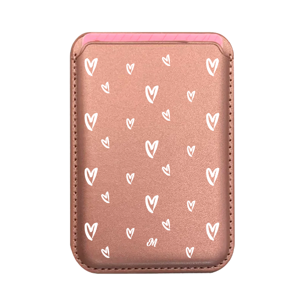 Wallet MagSafe Corazones Coquette