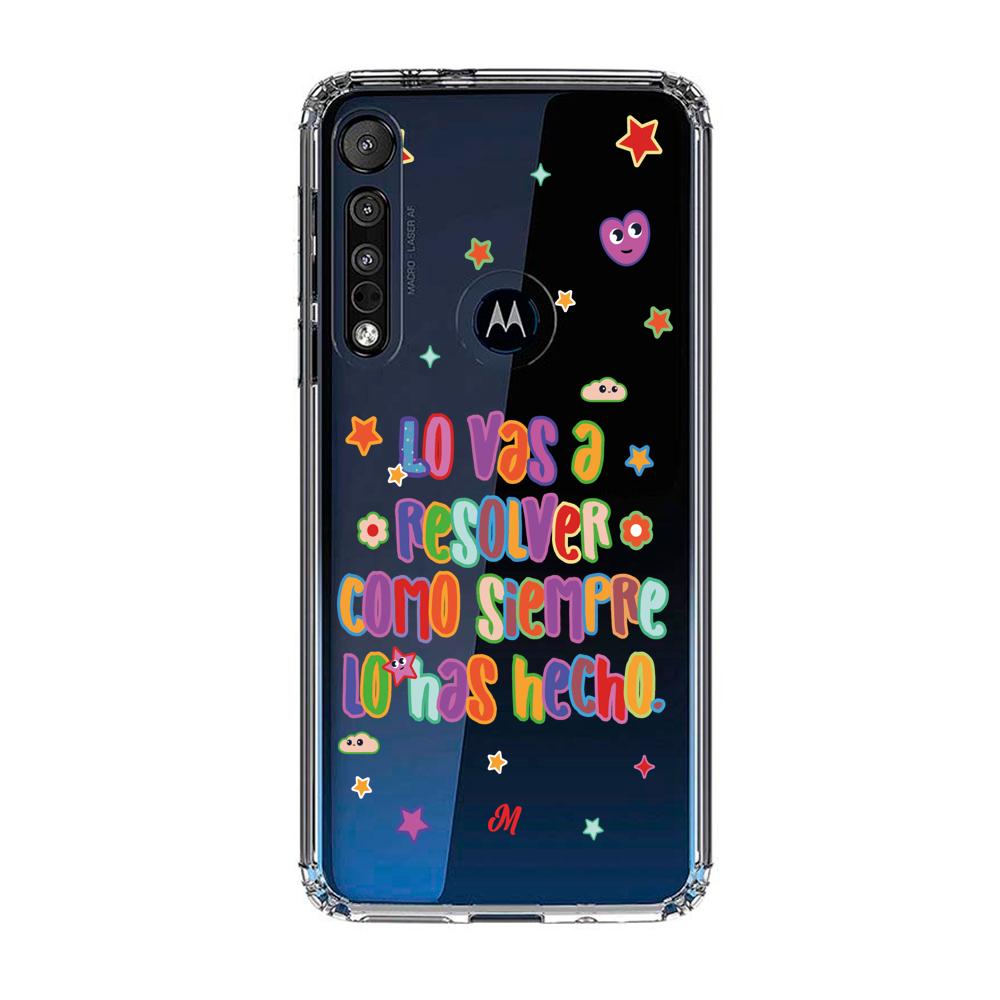 Cases para Motorola G8 play LO VAS A RESOLVER - Mandala Cases