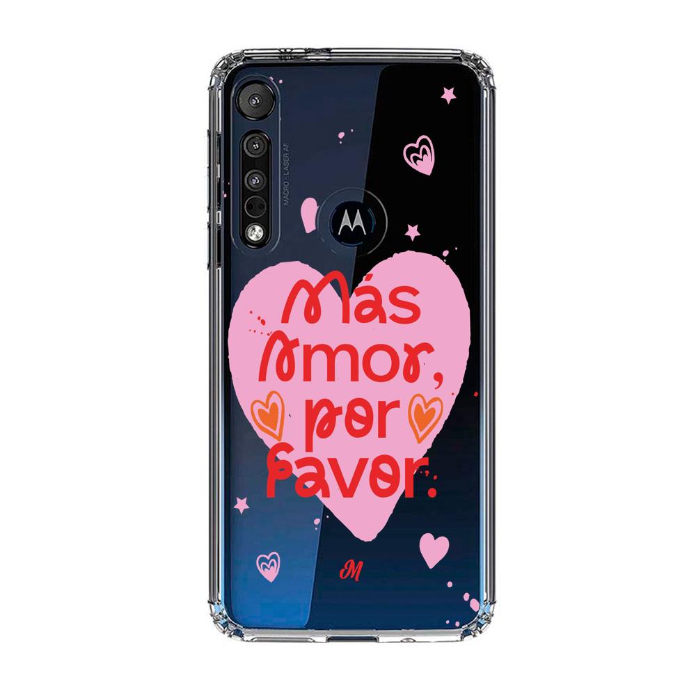 Cases para Motorola G8 play MÁS AMOR POR FAVOR - Mandala Cases