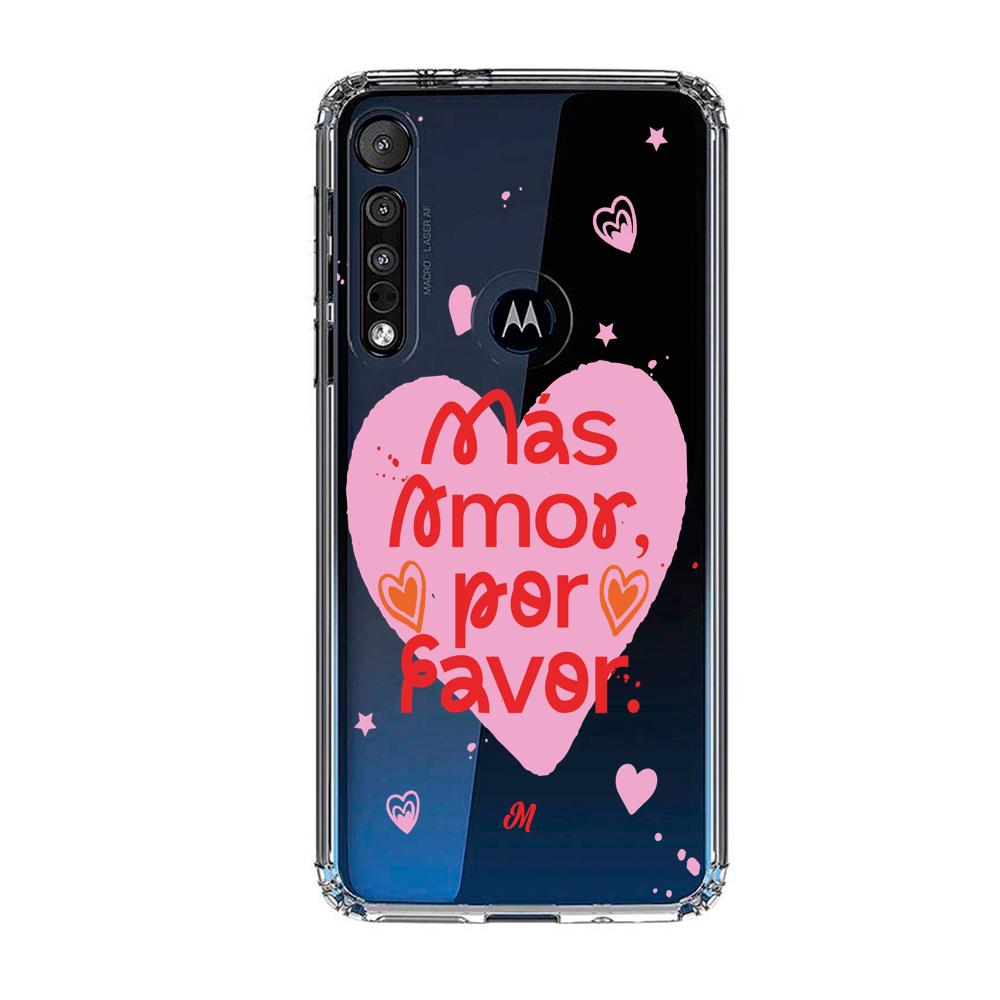 Cases para Motorola G8 plus MÁS AMOR POR FAVOR - Mandala Cases