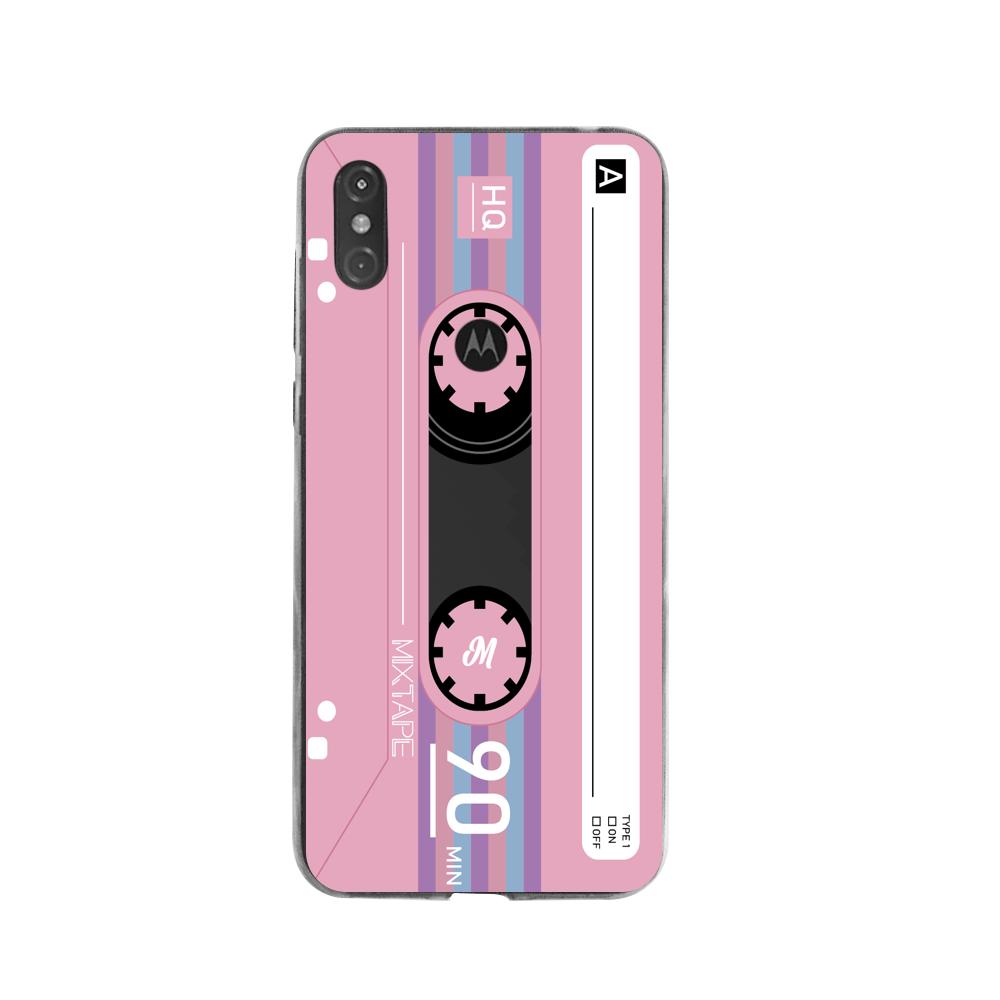 Case para Moto One Funda Cassette Rosa - Mandala Cases