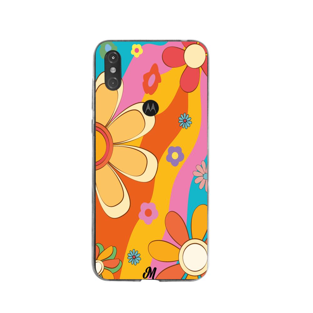 Case para Moto One Hippie Flowers - Mandala Cases