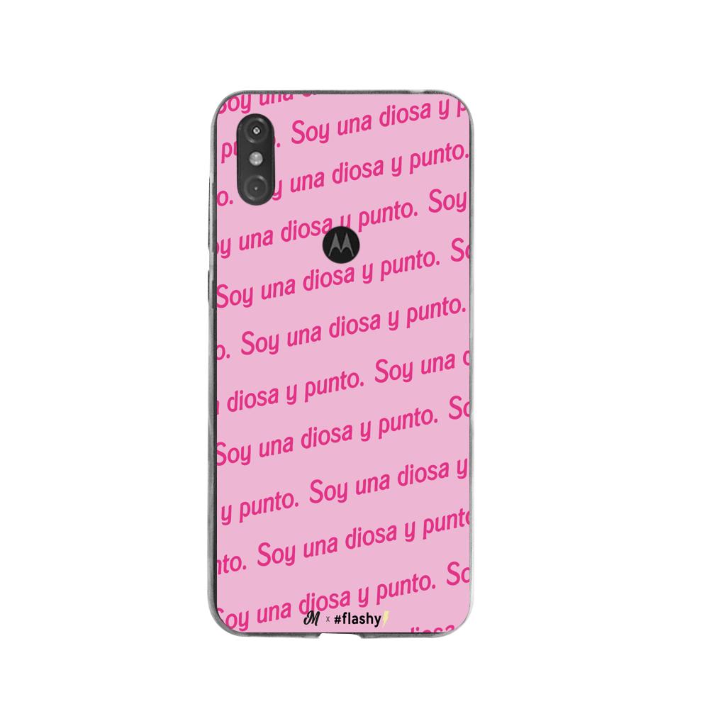 Case para Moto One SOY UNA DIOSA Y PUNTO- Mandala Cases