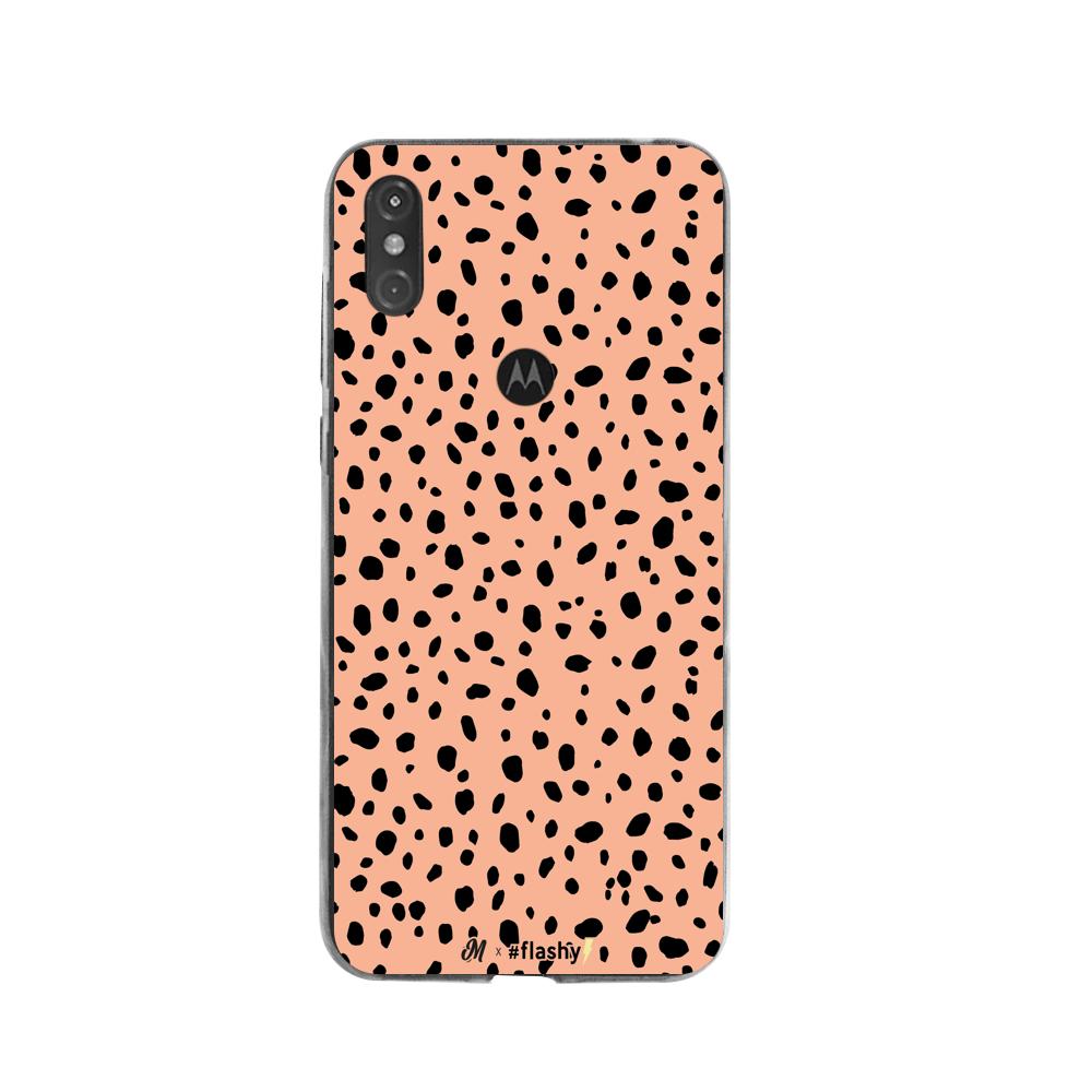 Case para Moto One ANIMAL PRINT LEOPARDO ROSADO - Mandala Cases