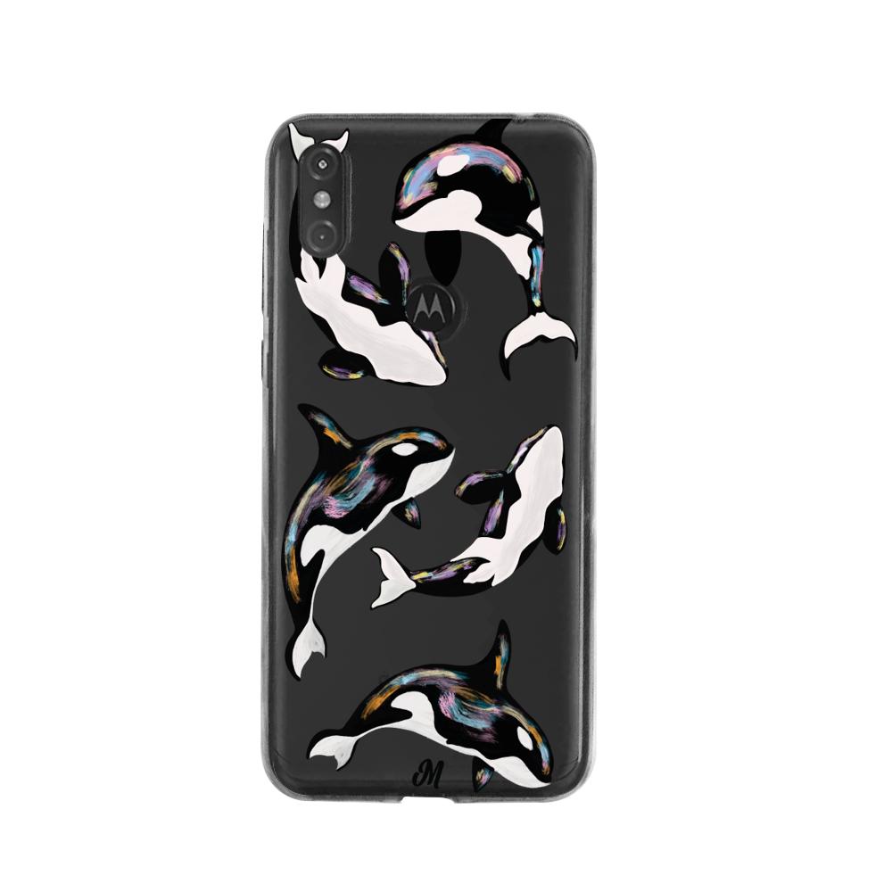 Case para Moto One Ballenas marinas - Mandala Cases