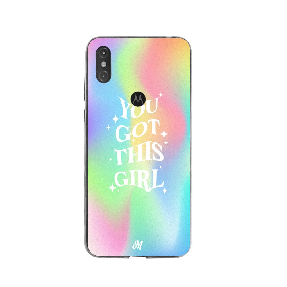 Case para Moto One You got this girl  - Mandala Cases