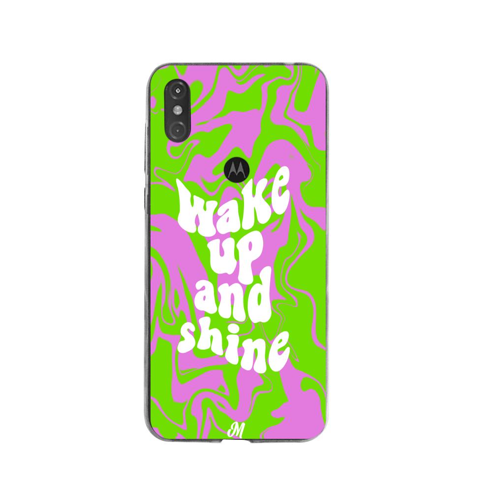 Case para Moto One wake up and shine - Mandala Cases