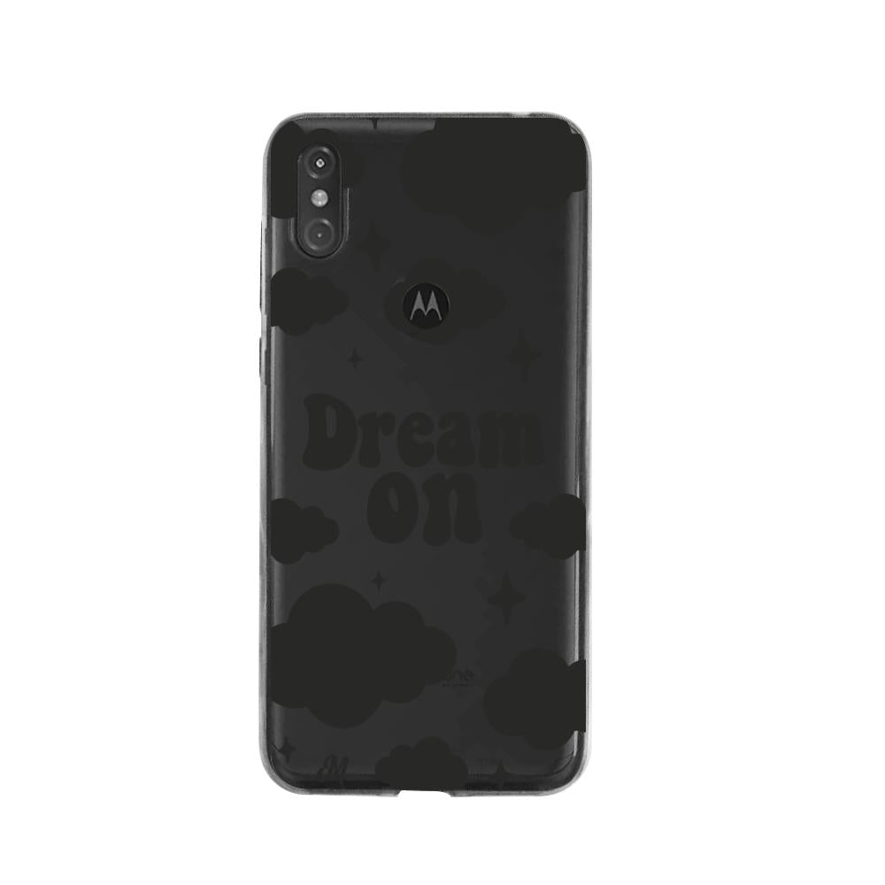 Case para Moto One Dream on negro - Mandala Cases