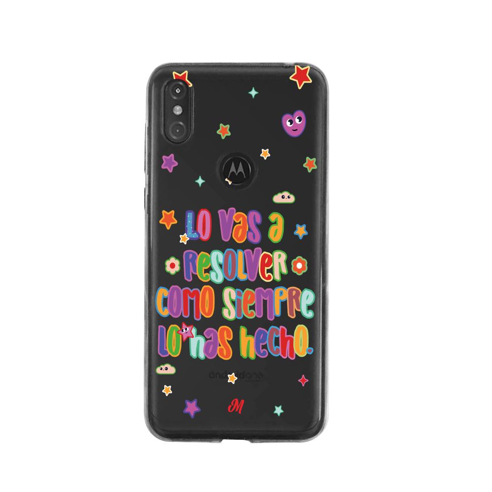 Cases para Moto One LO VAS A RESOLVER - Mandala Cases