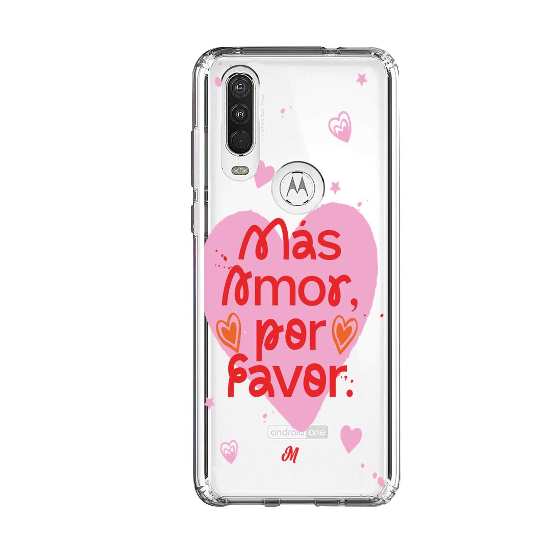 Cases para Motorola One Action MÁS AMOR POR FAVOR - Mandala Cases