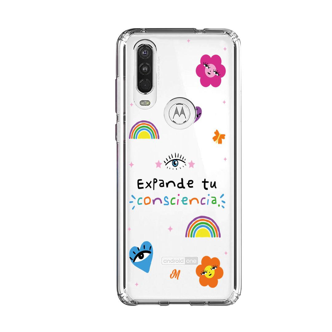 Cases para Motorola One Action EXPANDE TU CONSCIENCIA - Mandala Cases