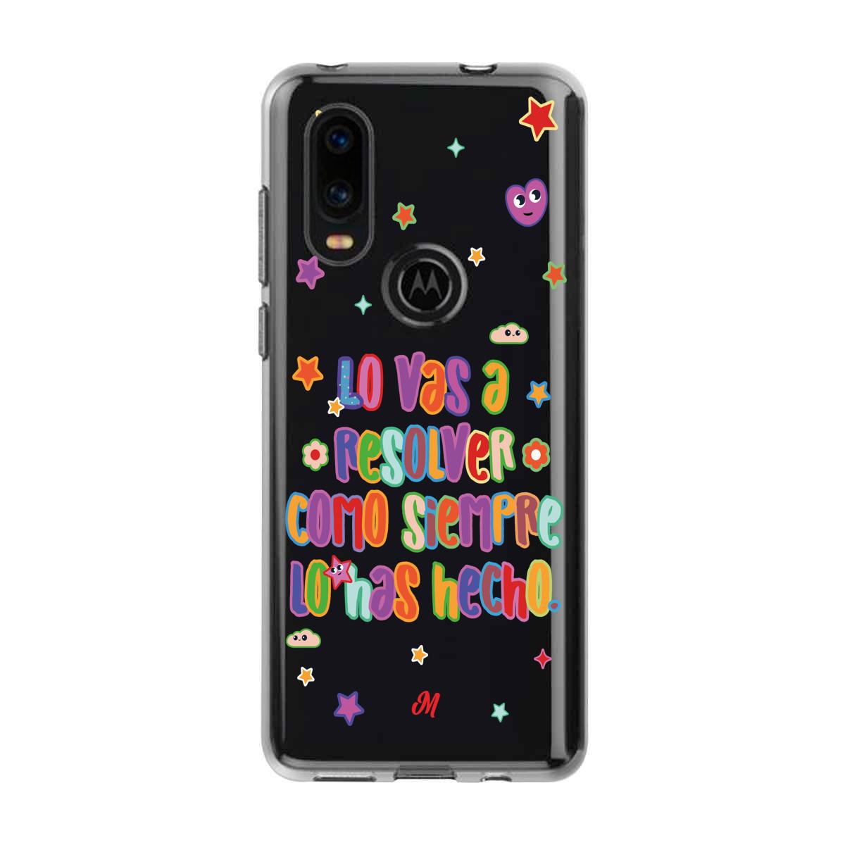 Cases para Motorola P40 LO VAS A RESOLVER - Mandala Cases