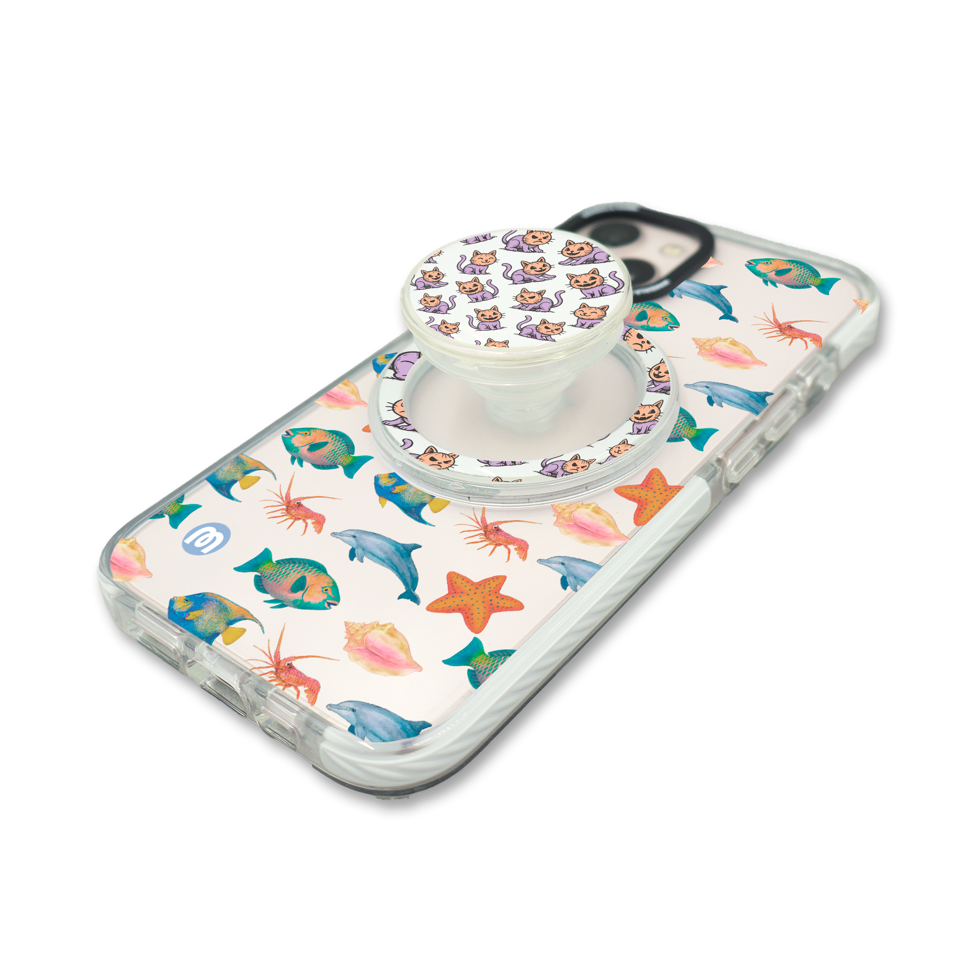 Phone Holder  MagSafe  Pumpkin Cats