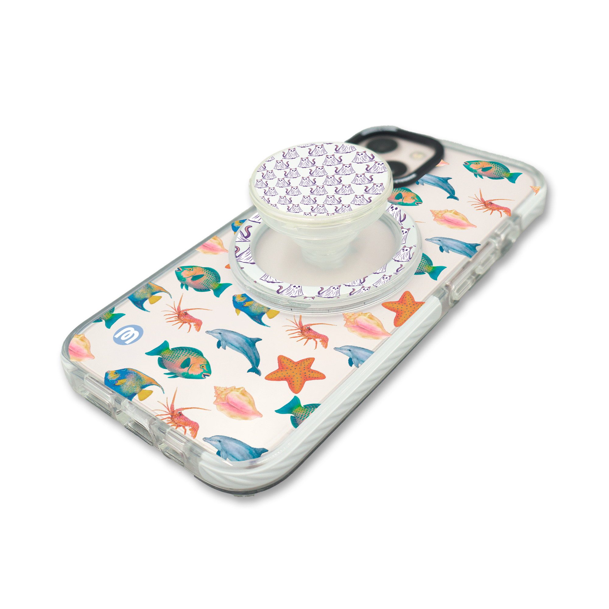 Phone Holder MagSafe Gatitos Fantasma