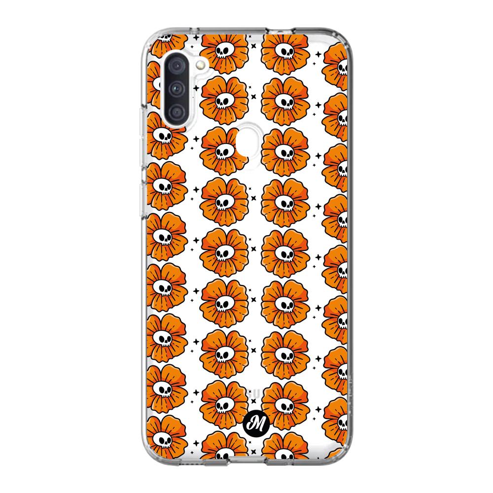 Cases para Samsung M11 Flor Calavera - Mandala Cases