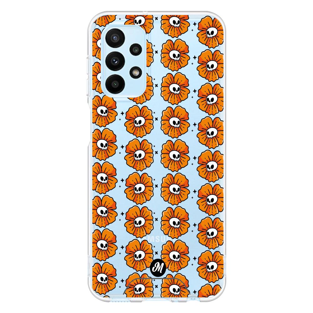 Cases para Samsung A13 4G Flor Calavera - Mandala Cases