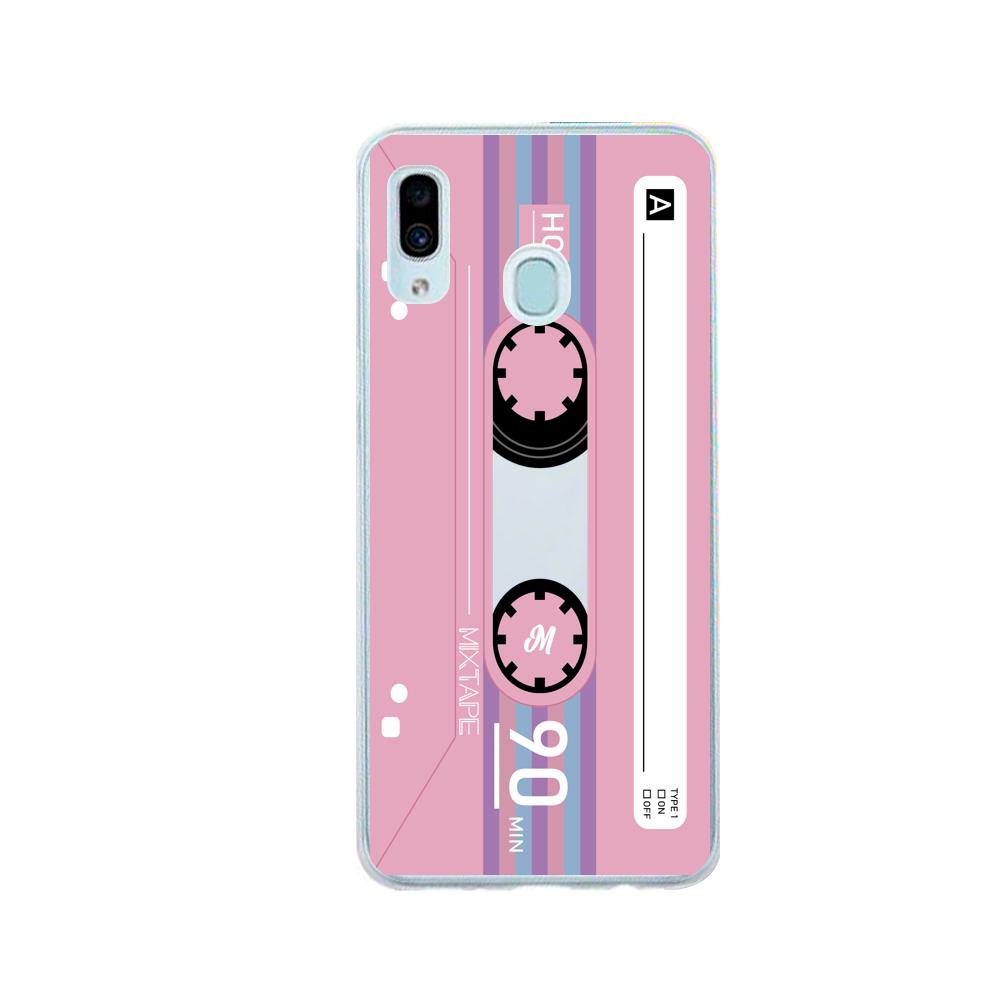 Case para Samsung A20 / A30 Funda Cassette Rosa - Mandala Cases