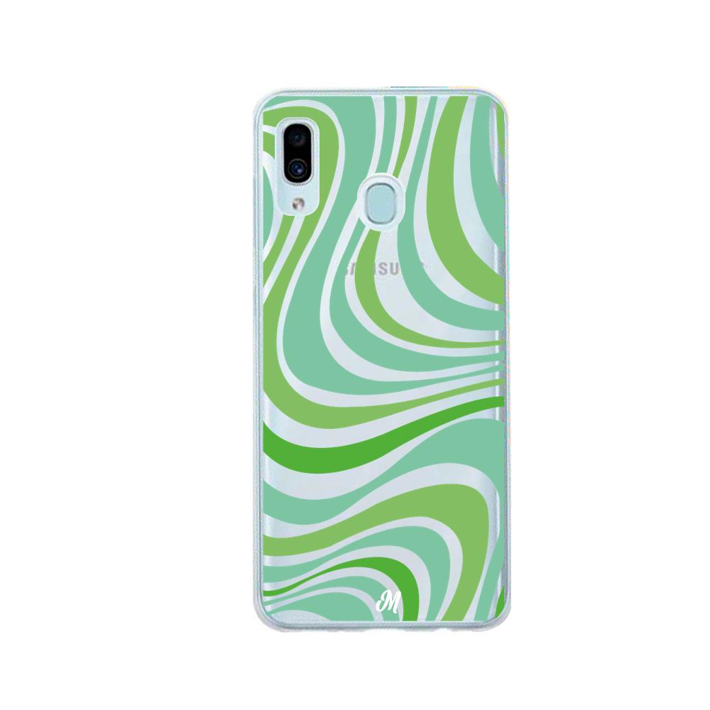 Case para Samsung A20 / A30 Groovy verde - Mandala Cases