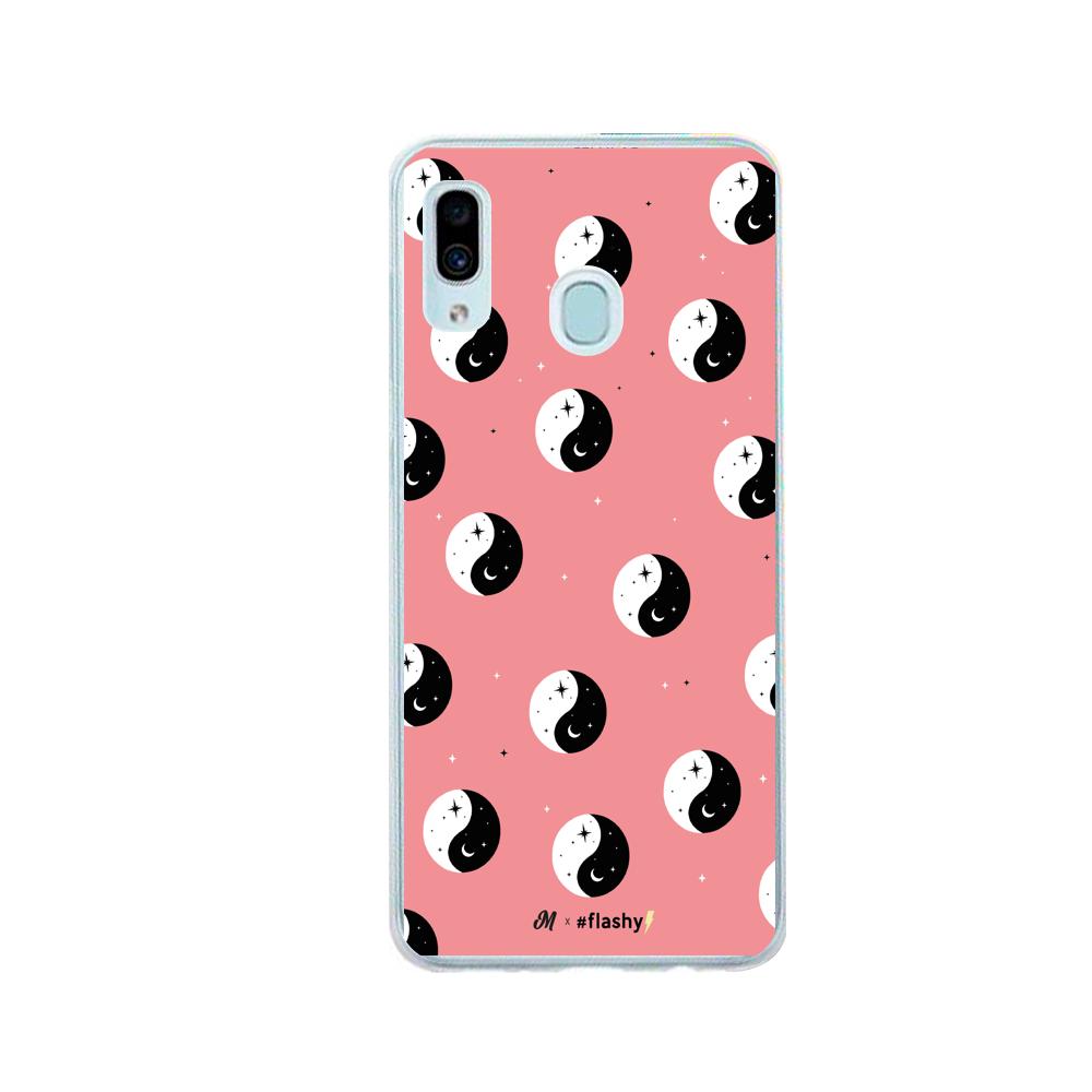 Case para Samsung A20 / A30 PINK YING YANG  - Mandala Cases