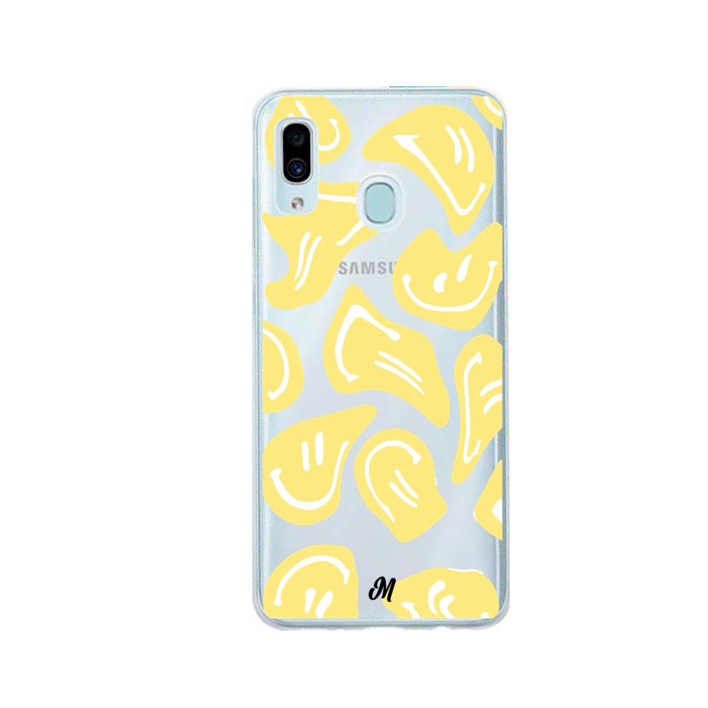 Case para Samsung A20 / A30 Happy Face Amarillo-  - Mandala Cases