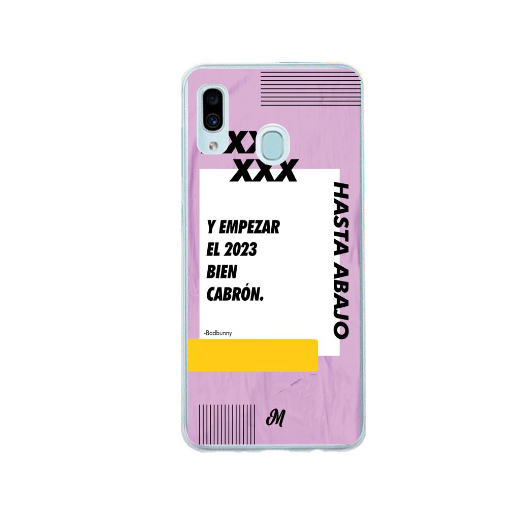 Case para Samsung A20 / A30 Y empezar el 2023 morado - Mandala Cases