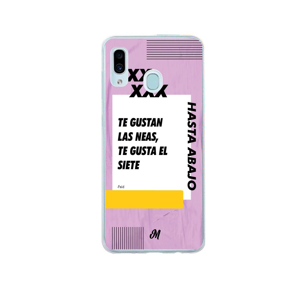 Case para Samsung A20 / A30 Te gustan las neas morado - Mandala Cases