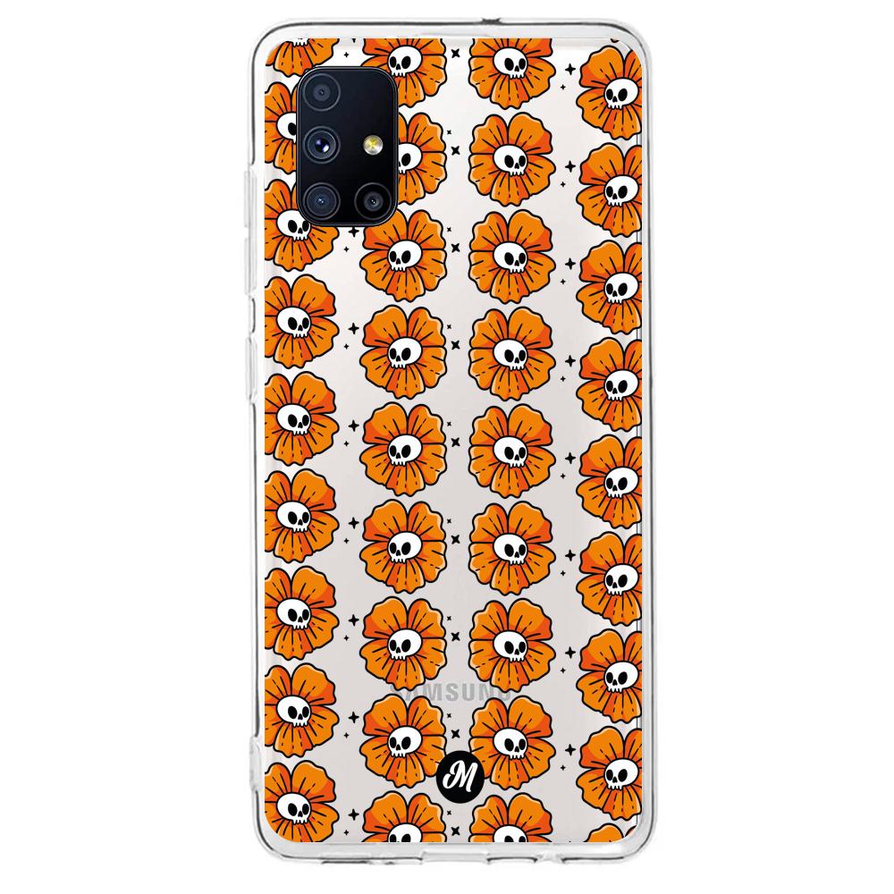 Cases para Samsung M51 Flor Calavera - Mandala Cases