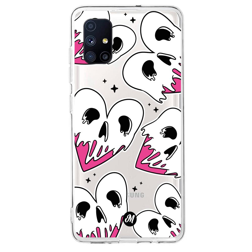 Cases para Samsung M51 Corazones calavera - Mandala Cases