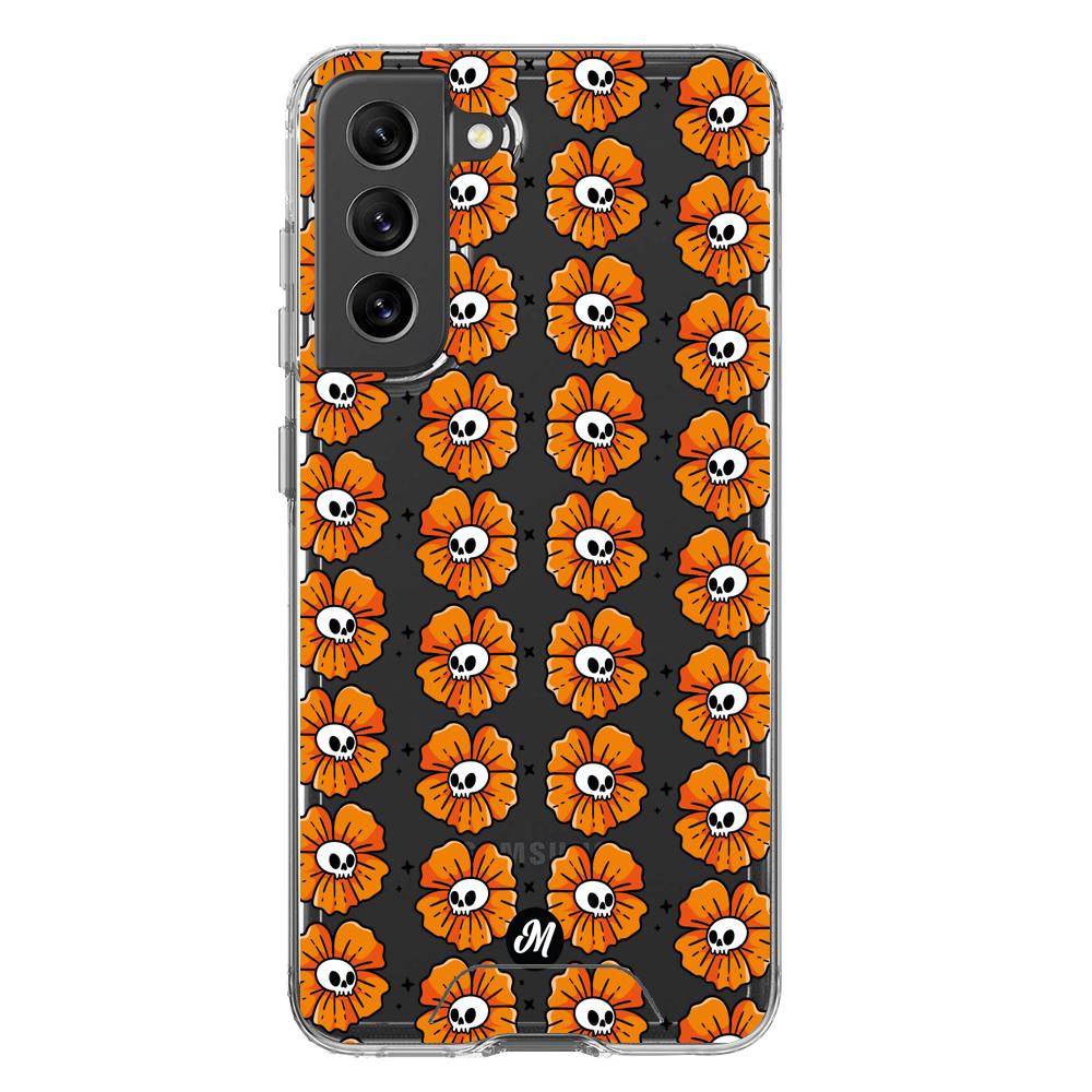 Cases para Samsung S21 FE Flor Calavera - Mandala Cases