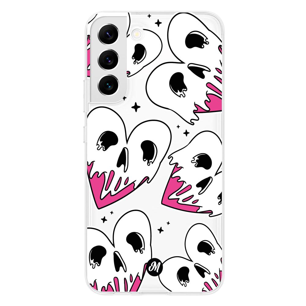 Cases para Samsung S22 Corazones calavera - Mandala Cases