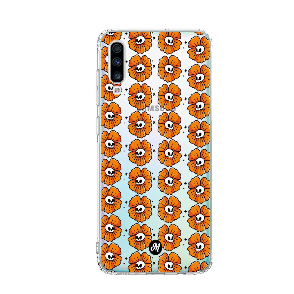 Cases para Samsung A70 Flor Calavera - Mandala Cases