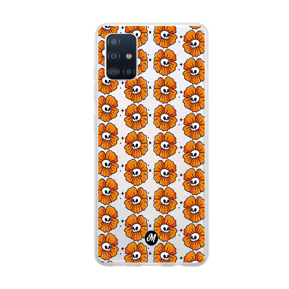 Cases para Samsung A71 Flor Calavera - Mandala Cases