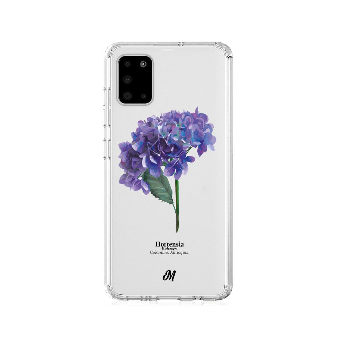 Funda Hortensia lila Samsung