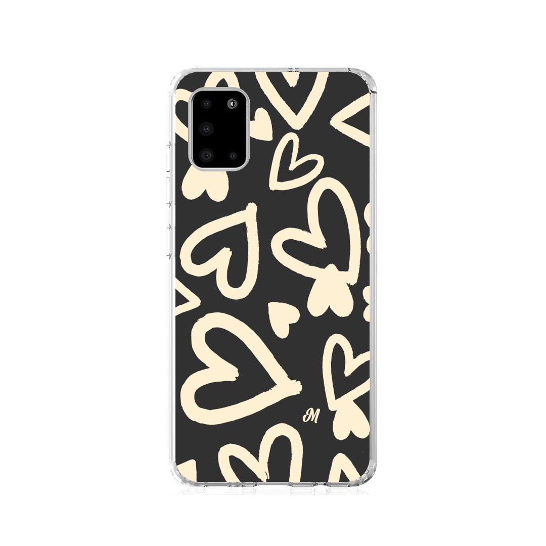 Funda Black Hearts Samsung