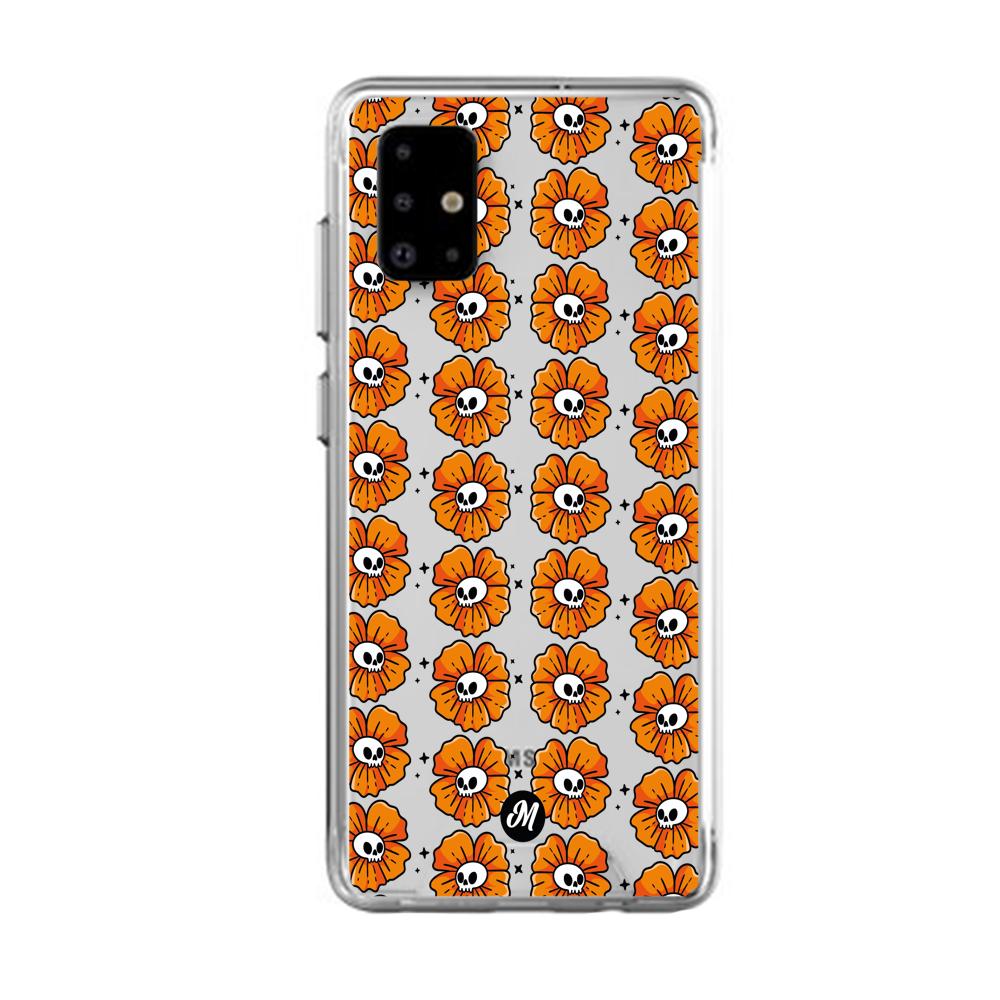 Cases para Samsung A31 Flor Calavera - Mandala Cases